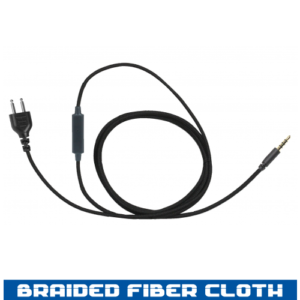 SnapLock Base -Braided Fiber Line - inline Mic. 3.5 Full Duplex (SL+1WMIC-3.5)